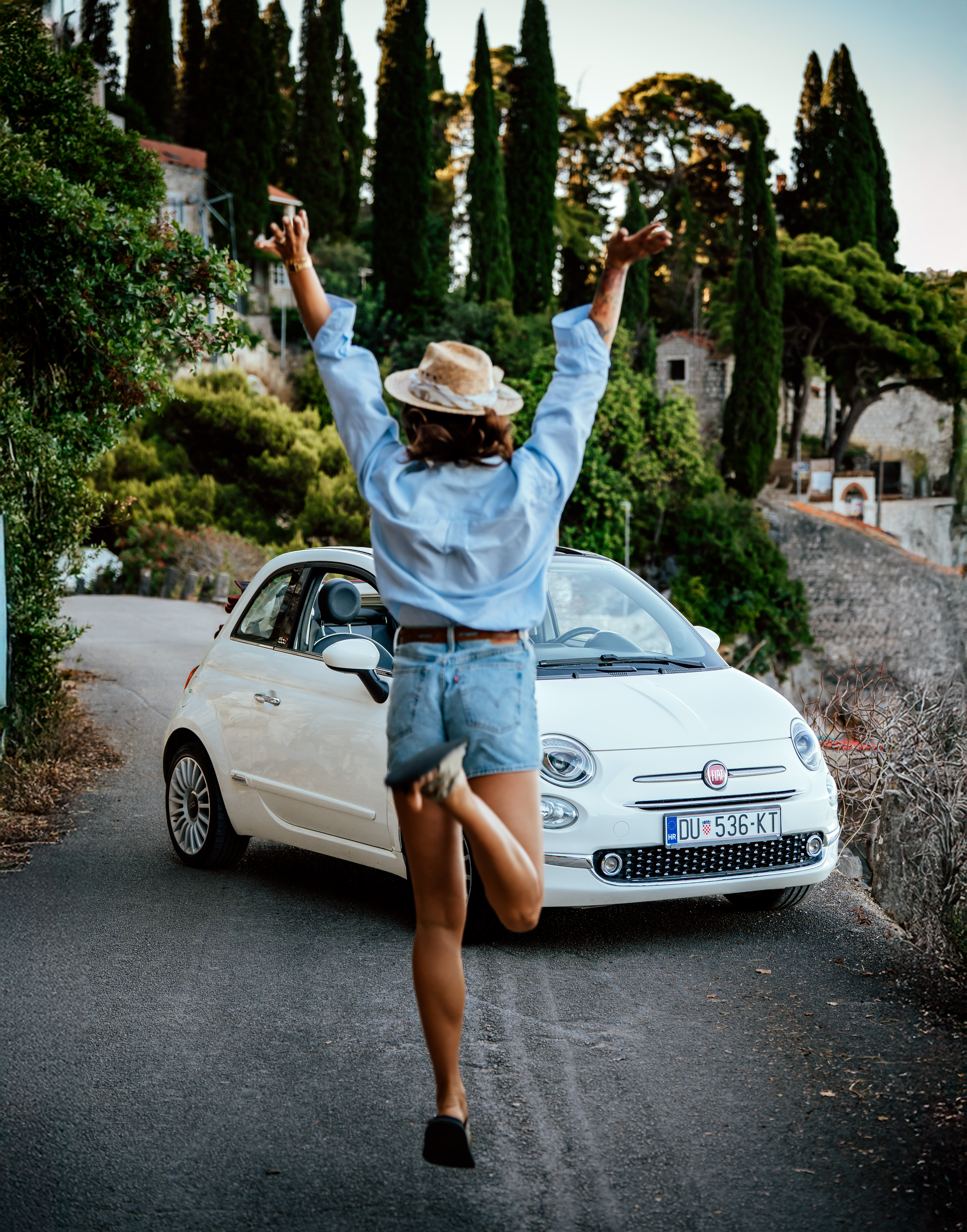 The Dalmatian coast awaits — easily reached by car from Split